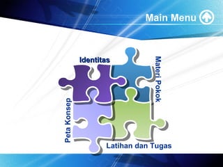 Main Menu
MateriPokok
PetaKonsep
IdentitasIdentitas
Latihan dan Tugas
 