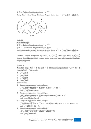 2. fungsi komposisi | PDF