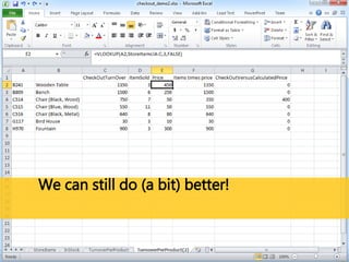 We can still do (a bit) better! 
 