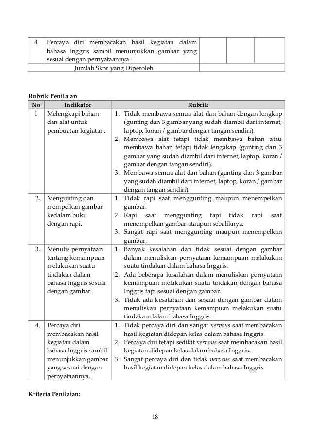 RPP Bahasa Inggris kelas 8 semester 1 kurikulum 2013 (Bab 2)