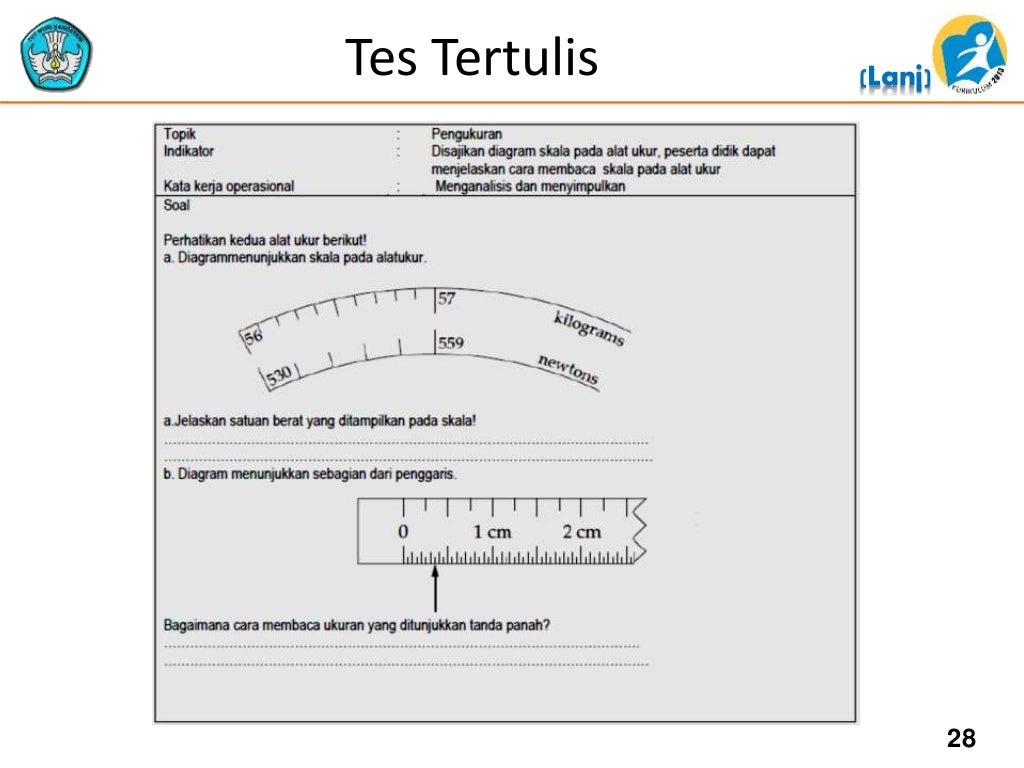 contoh penerapan penilaian autentik pada pbm ipa