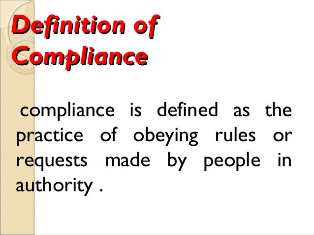 patient compliance