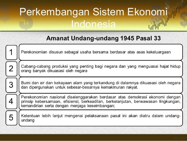 Sejarah dan Sistem Ekonomi (Perekonomian Indonesia BAB 2)