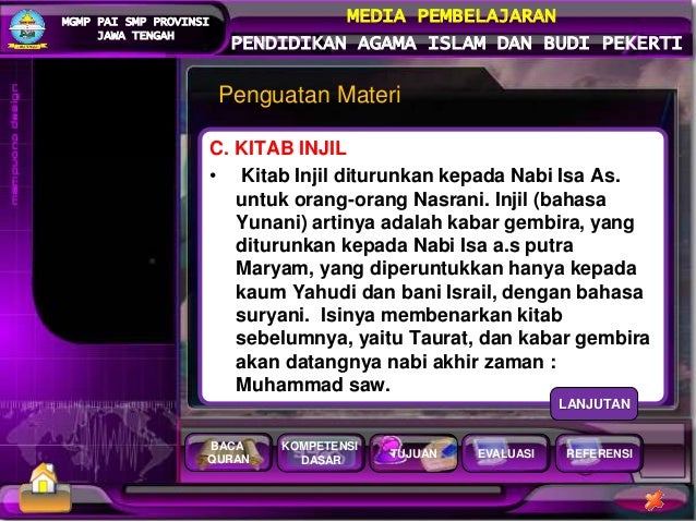 2. nama nama kitab dan nabi penerima