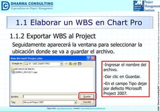 Herramientas Avanzadas para la Gestión de Proyectos - WBS Chart Pro en ...
