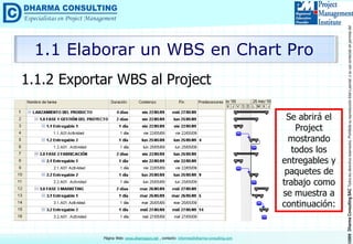 Herramientas Avanzadas para la Gestión de Proyectos - WBS Chart Pro en ...