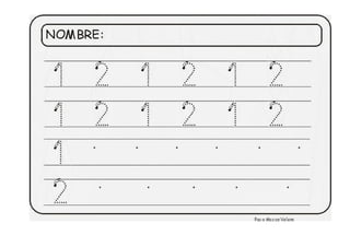 FICHAS DEL NÚMERO 2