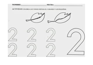 FICHAS DEL NÚMERO 2