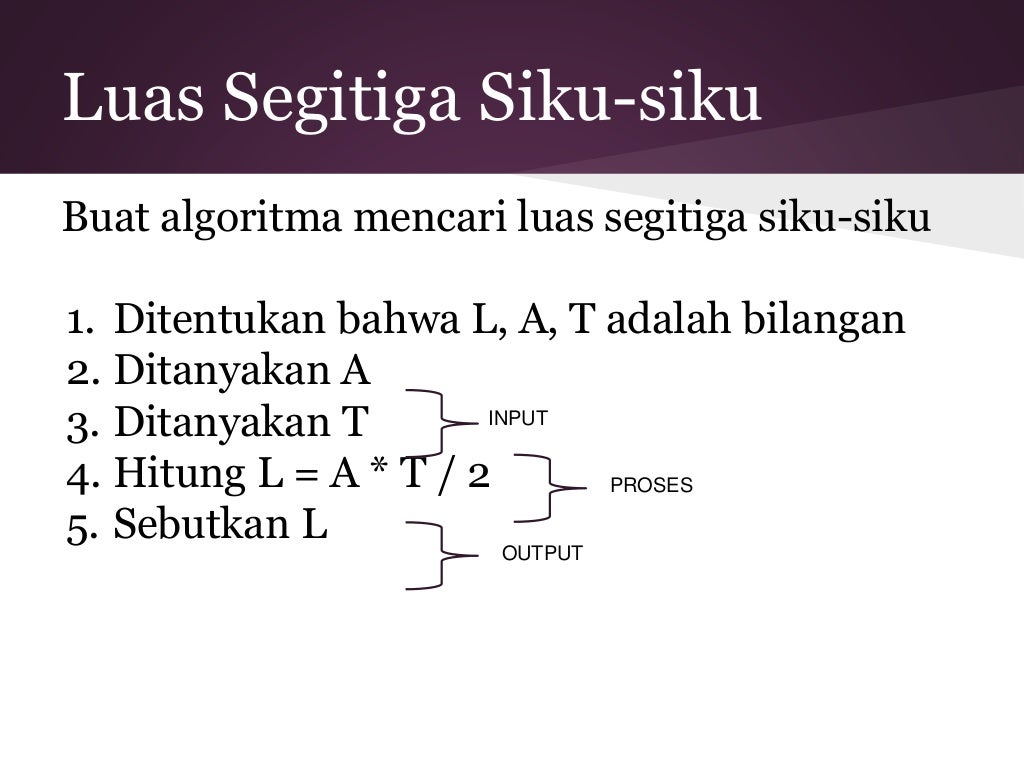 Pengertian algoritma