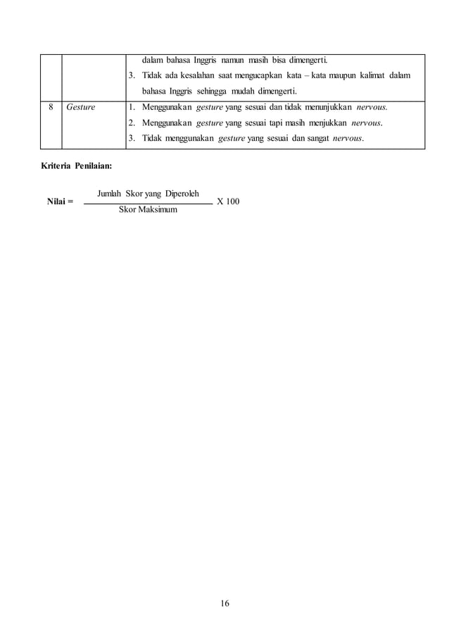RPP Bahasa Inggris kelas 8 Kurikulum 2013 (terbaru) chapter 3