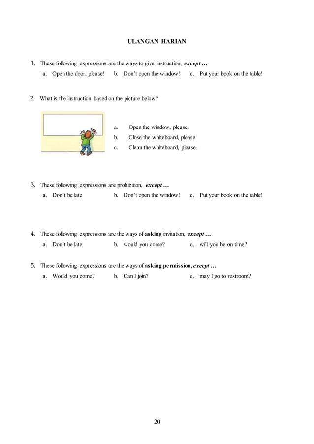 RPP Bahasa Inggris kelas 8 Kurikulum 2013 (terbaru) chapter 3
