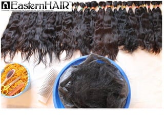 Collection of 100% Natural Longest Soft Remy Human Hair in Slight Waves