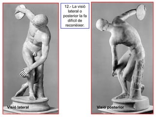 Visió lateral 
Visió posterior 
12.- La visió lateral o posterior la fa difícil de reconèixer.  