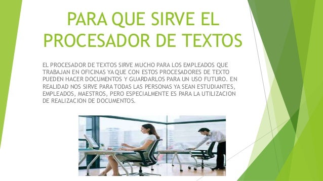 PROCESADORES DE TEXTO.
