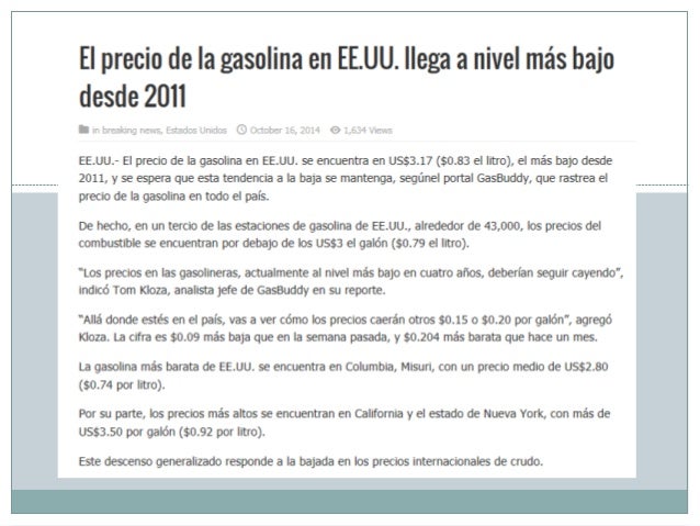 Que será con fácil si oler la gasolina