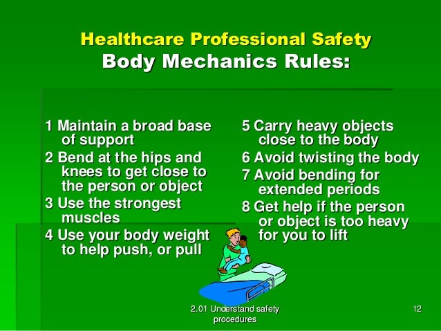 body mechanics