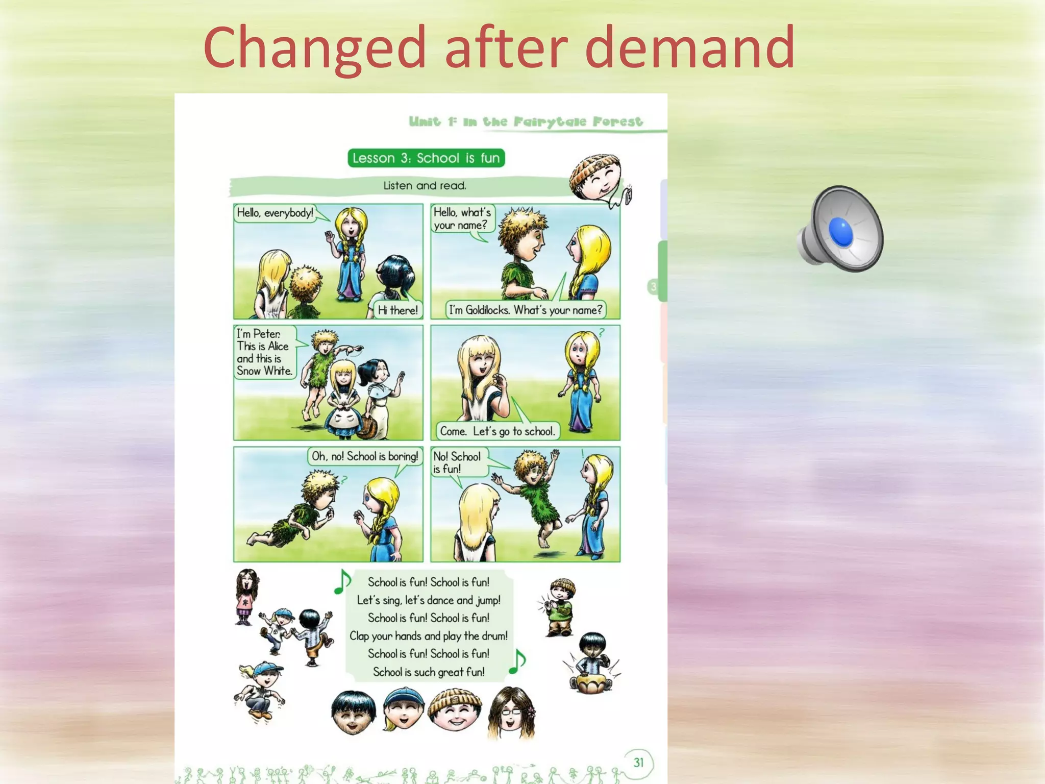 Changed after demand 
 