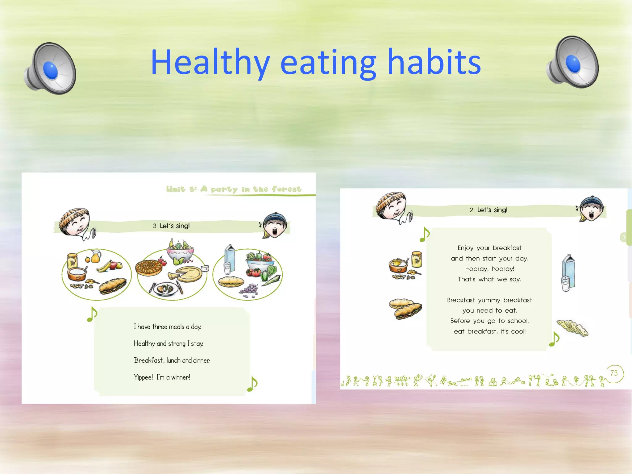 Healthy eating habits 
 