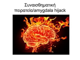 Συναισθηματική 
πειρατεία/amygdala hijack 
 