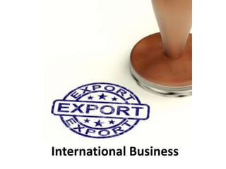International Business 
 