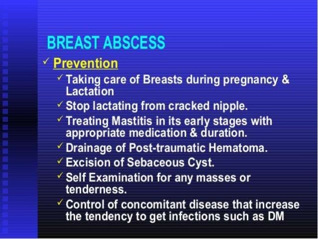 Management Of Breast Abscess: Breast Abscess – VYJSBI