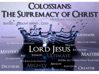 Colossians 2:8-15 sermon