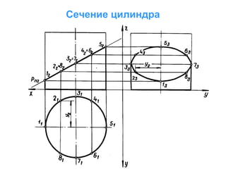 Сечение цилиндра
 