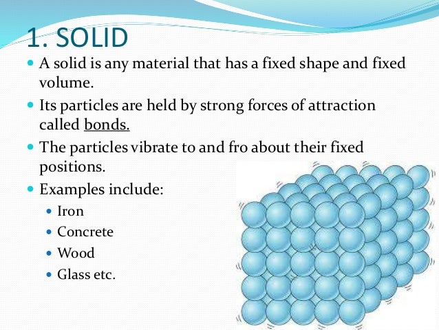 2.1 form 3 simple kinetic molecular model of matter