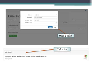 Open a ticket
Ticket list
 