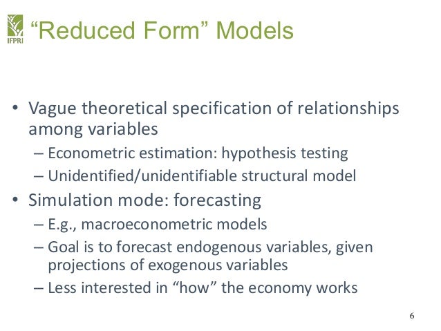 core training presentations 2 models and model history structural vs reduced form