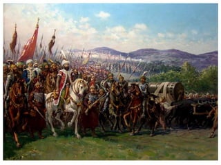 ΚΗΡΥΧΘΗΚΕ ΕΠΙΣΗΜΑ
Η ΕΝΑΡΞΗ ΤΗΣ
ΠΟΛΙΟΡΚΙΑΣ.
 Ο σουλτάνος έστησε
τη σκηνή του απέναντι
από την πύλη του Αγίου
Ρωμανού, εκεί όπου την
είχε στήσει ο πατέρας το
1422. Τα στρατεύματά
του παρατάχθηκαν κατά
μήκος των χερσαίων
τειχών.
 