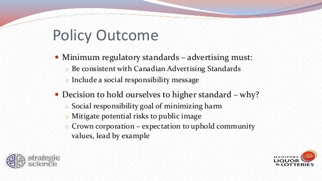Gambling advertising standards