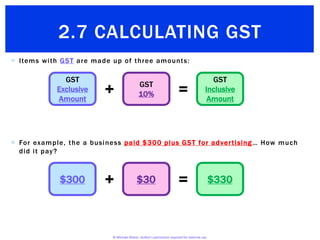 2.7 Calculating GST | PPTX