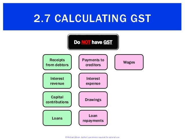 cost allocation gst