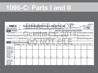 1095-C: Parts I and II
 