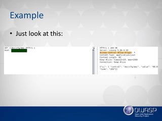 Example
• Just look at this:
 