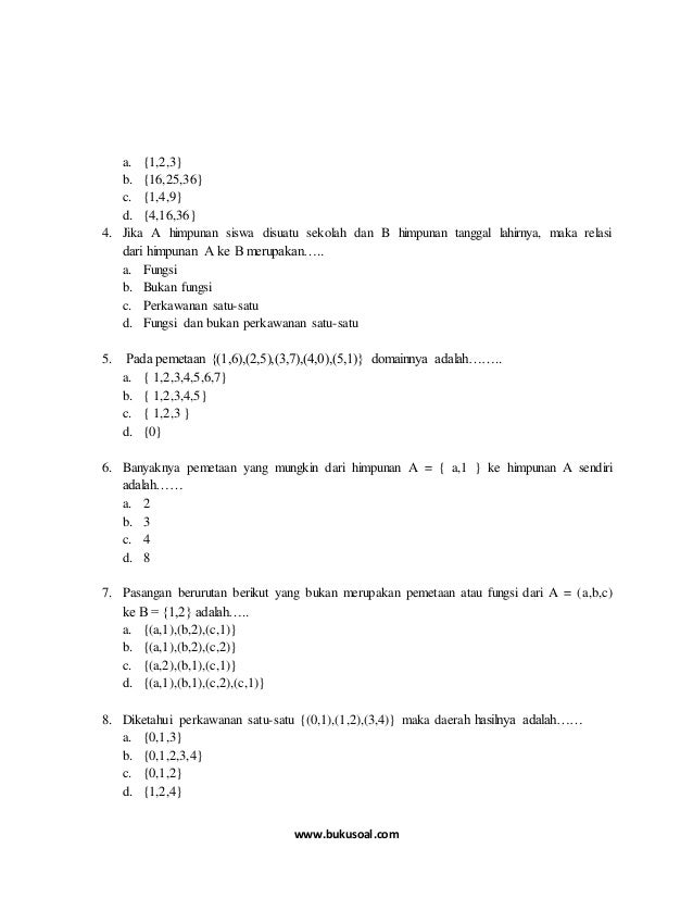 contoh soal latihan matematika korelasi dan fungsi kelas  pola soal latihan matematika korelasi dan fungsi kelas 8 smp