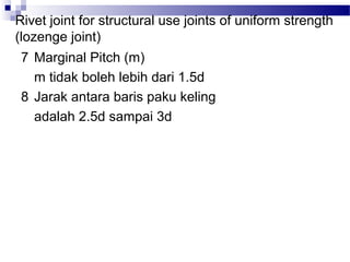 Lozenge Riveting 2.6, 9.20 teori lanjutan lat soal | PPT