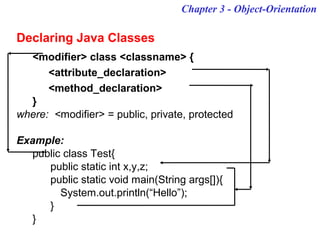 Object Oriented Programming Concepts using Java | PPT