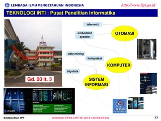 Orientasi CPNS LIPI TA 2014 | PDF