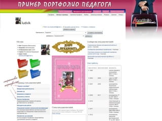 ПРИМЕР ПОРТФОЛИО ПЕДАГОГА
 