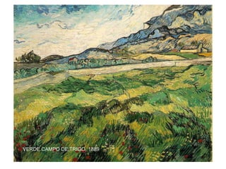 “Campo de trigo con el sol naciente”,1889
 