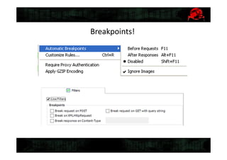 Breakpoints!
 