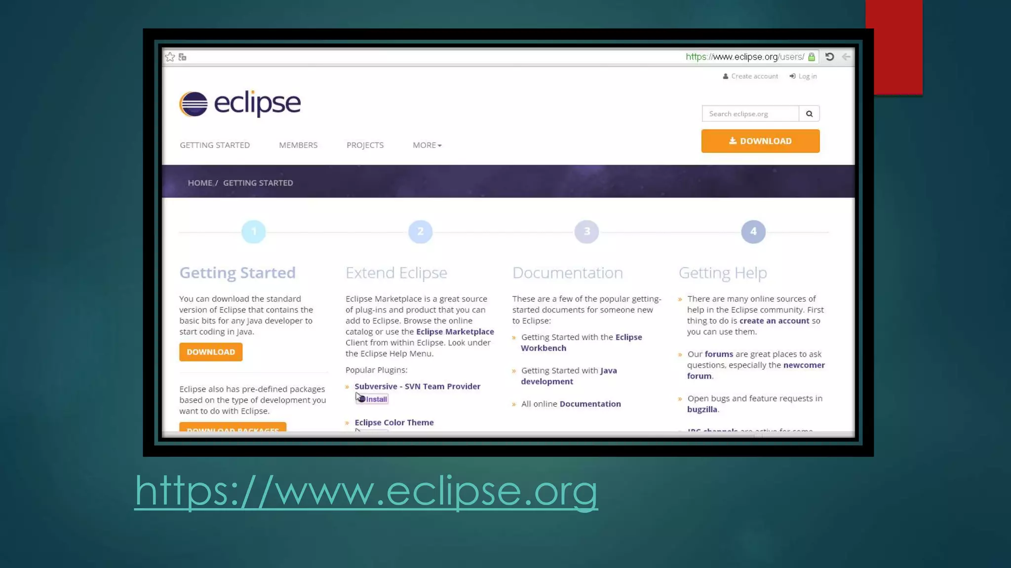 https://www.eclipse.org
 