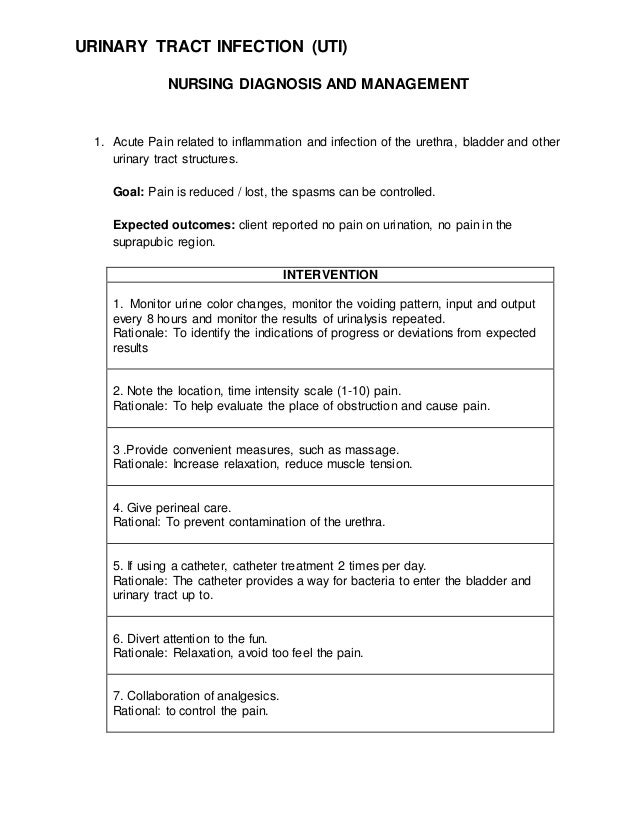 Urinary Tract Infection