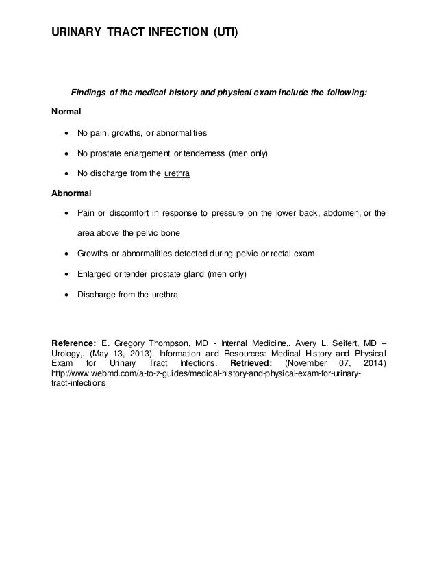 Urinary Tract Infection