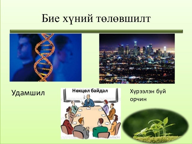 бие хүний зан төлөв лекц 2