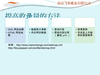 ķ¼淶
Sitemap
? XML վͼ
? HTML վ
ͼ
վ
? Ӳ
? պ״

? ԭ
? ԭݱ
 30% 

? ɸ
? γɳ
ƵĸƵ
 http://www.cnprochange.com/sitemap.xml
http://feiyuepaper.com/profile/sitemap.html
Ͼ ޹˾ֽҵ
 