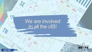 We are involved
In all the cfS!
 