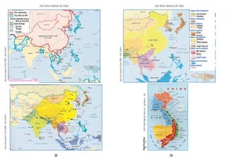 2007
L’Asie dans la Guerre froide (1956)
Une brève histoire de l’Asie Une brève histoire de l’Asie
Pays communistes
Pays alliés aux USA
Territoire dépendant de pays
alliés aux Etats Unis
Grande Bretagne
Pays-Bas
Portugal
Australie
Langues indo-européennes
indo-aryennes
iraniennes
Mongoles
Turques
Coréen et japonais
Coréen
Langue miao-yao
Môn-khmères
Munda
Langues thaïes
Langues austronésiennes
Langues papoues
Langues austro-asiatiques
Japonais
Langues dravidiennes
Langues altaïques
Langues sino-tibétaines
Chinoises
Tibéto-birmanes
amKÕd)(Na)m$àv)qeM)p§zMn(Na)m2005üNy)àts)yühÙ»y
Atlasdespeuplesd’Asie2008-JeanSellierAtlasdespeuplesd’Asie2008-JeanSellier
Atlasdespeuplesd’Asie2008-JeanSellier
22 23
 